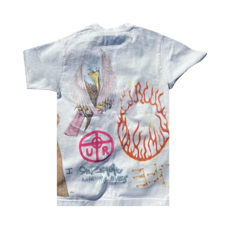 Cactus Jack by Travis Scott Metlife Tournee Tee Vintage White