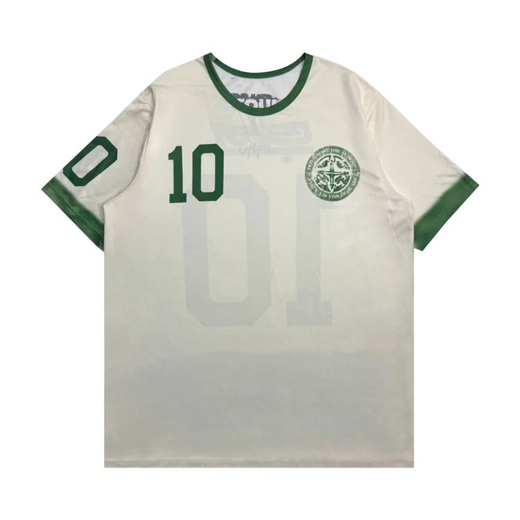 Cactus Jack by Travis Scott Metlife Soccer Jersey WhiteGreen