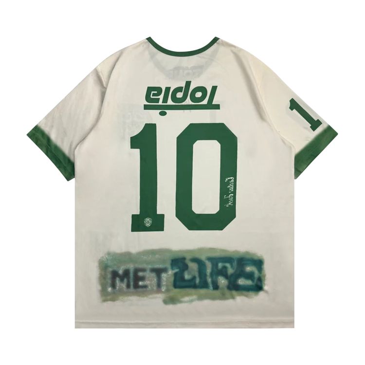 Cactus Jack by Travis Scott Metlife Soccer Jersey WhiteGreen