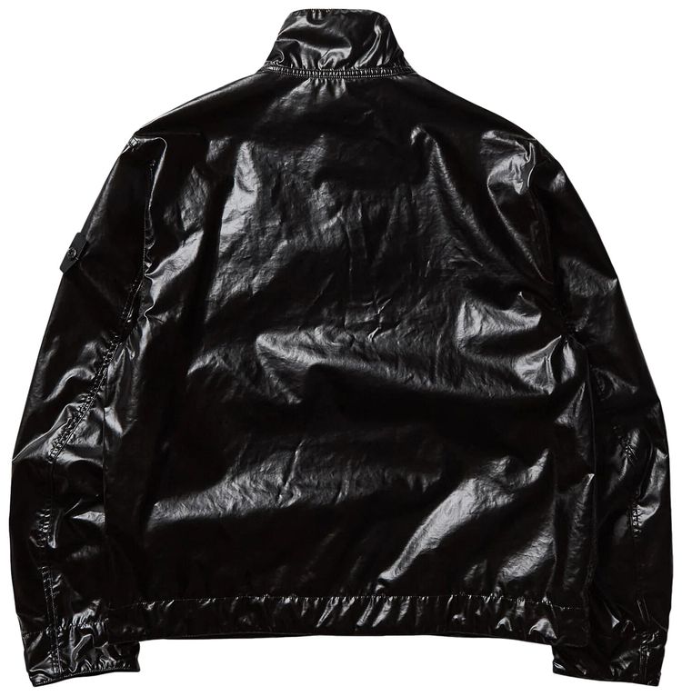 Stone Island Biker Jacket Black