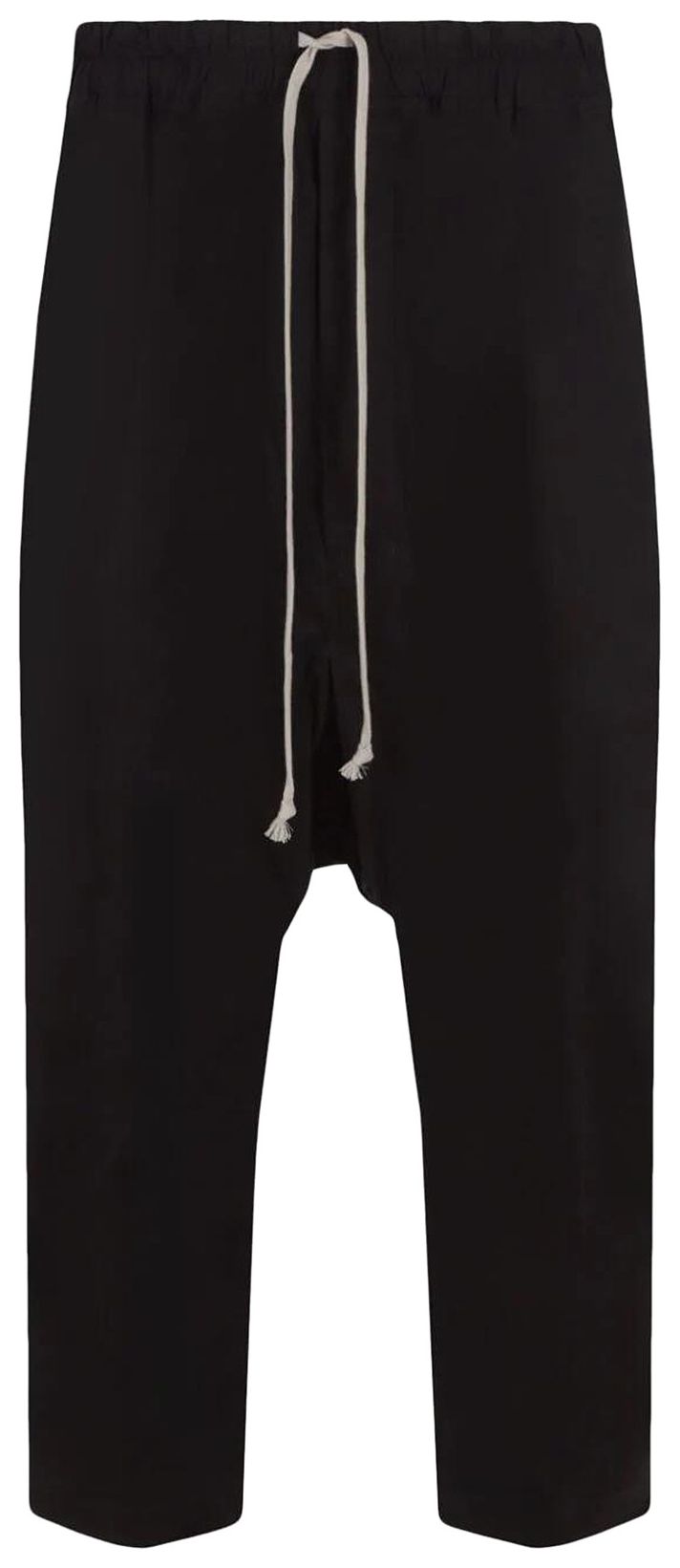 Rick Owens Drawstring Cropped Pants Black