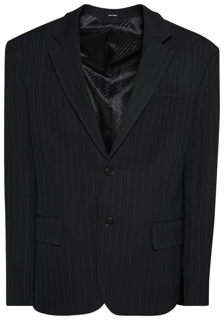 Acne Studios Relaxed Fit Suit Jacket Navy