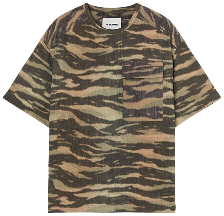 Jil Sander T Shirt Camouflage