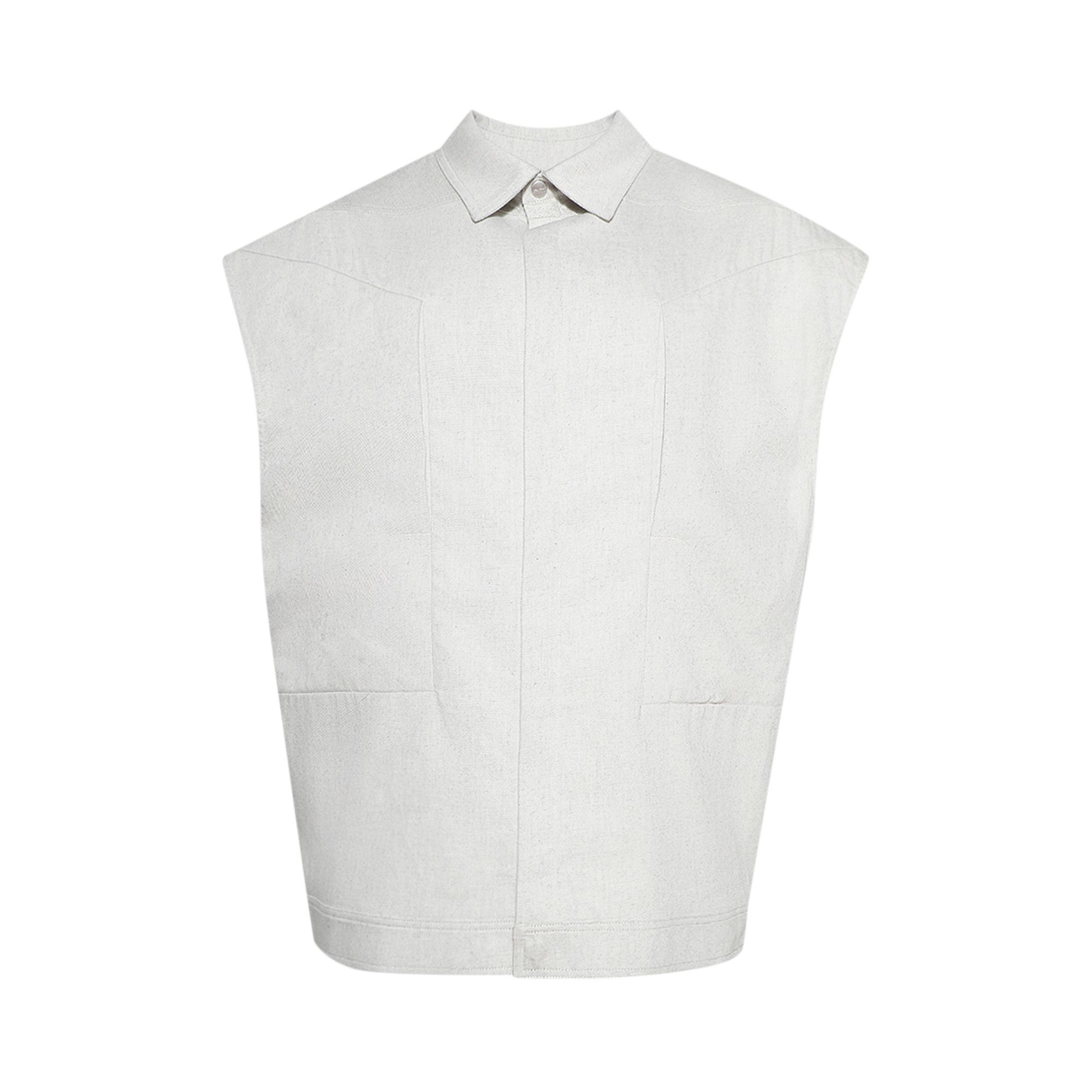 Buy Rick Owens Sleeveless Jumbo Outershirt 'Dinge' - RU01E5776 DRD