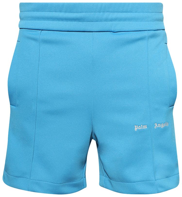 Palm Angels Classic Logo Track Shorts Light Blue