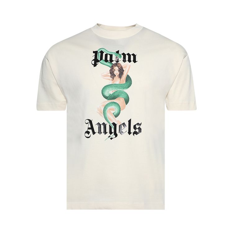 Palm Angels T-shirt Pin Up con logo PMAA001S25JER0070B10