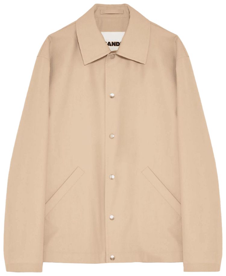 Jil Sander Logo Overshirt Dark Sand