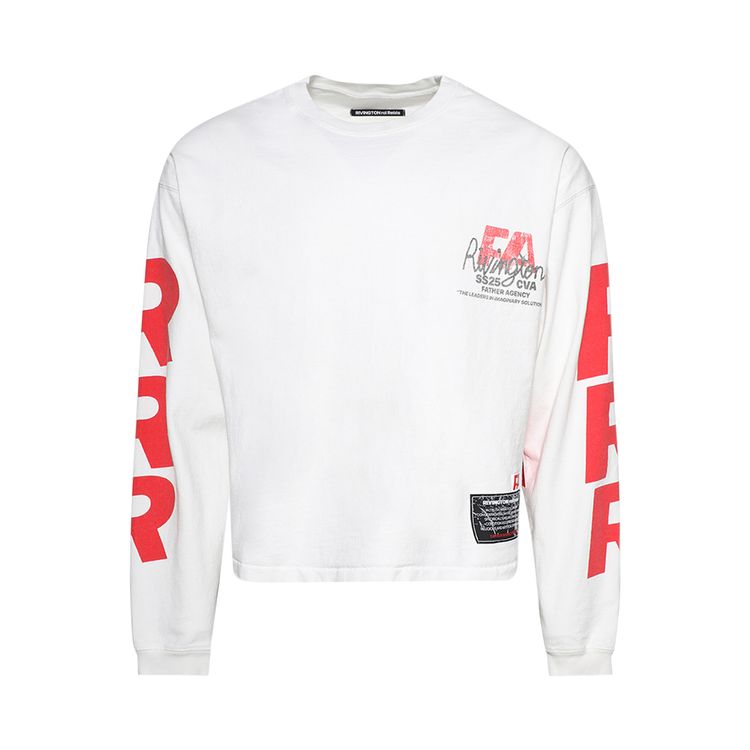 RIVINGTON roi Rebis FACO Long Sleeve Tee Optic White