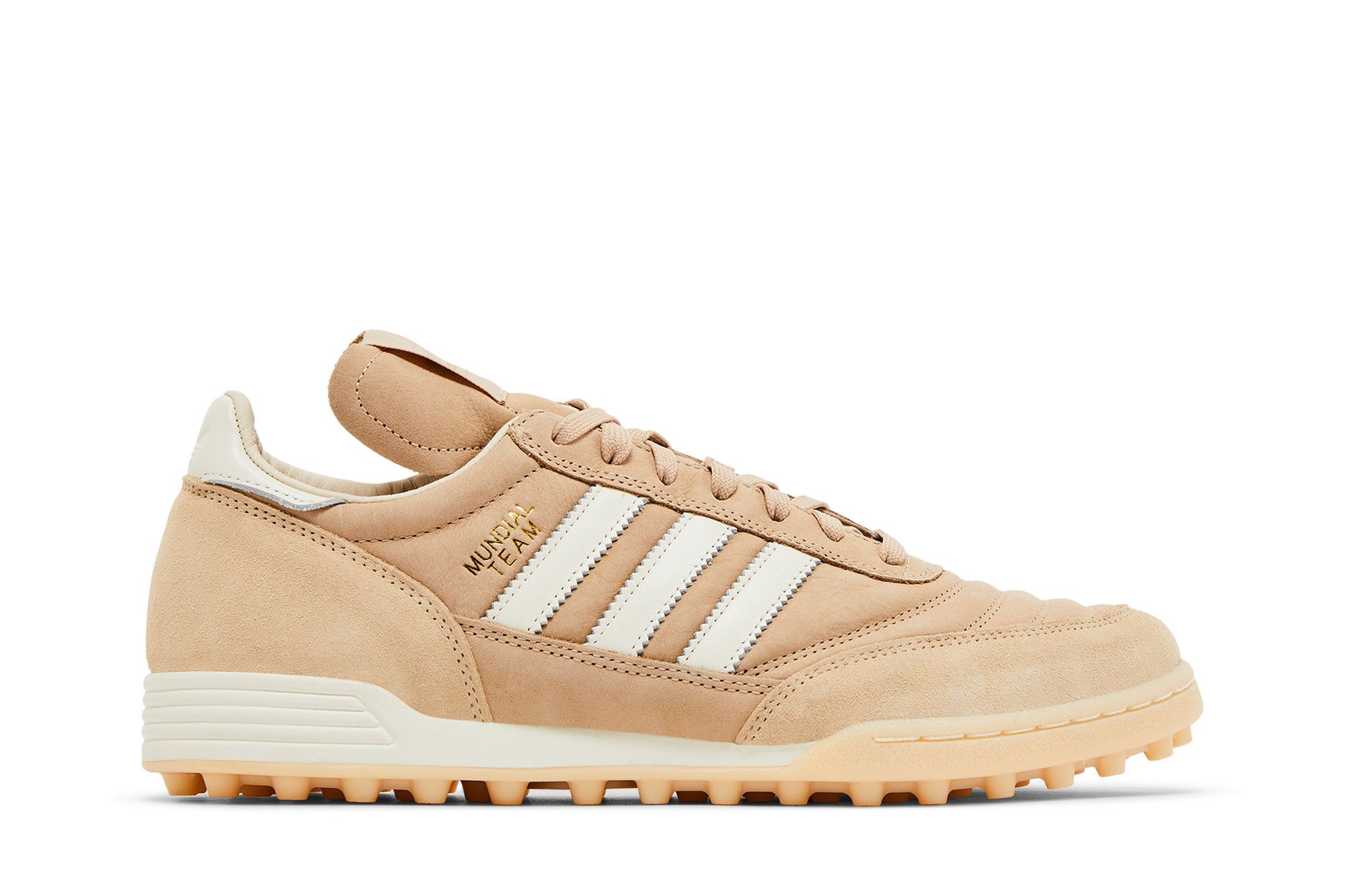スニーカー adidas Mundial Team IE9028 adidas Mundial Team Magic Beige Mens Soccer Sneakers IE9028