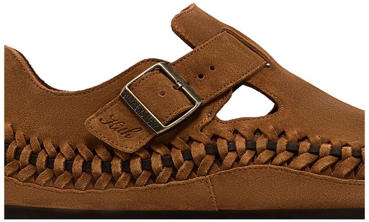Kith x Birkenstock London Braided Mink Mocca