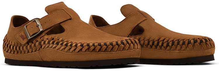 Kith x Birkenstock London Braided Mink Mocca