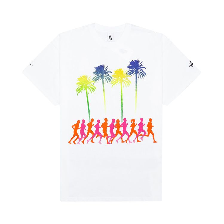Nike x Stussy Douglas Firs To Palm Trees T Shirt Asia Sizing White