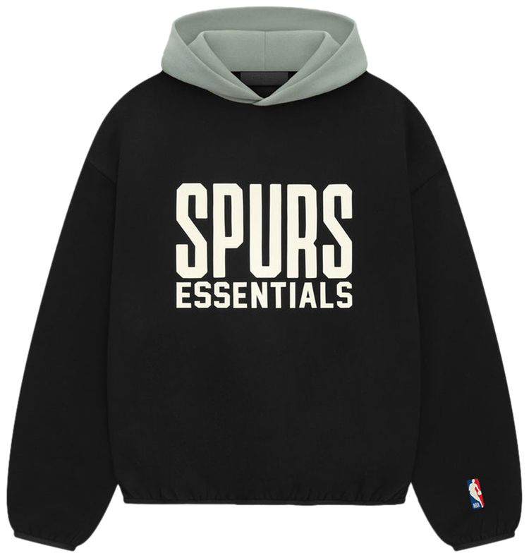 Fear of God Essentials x NBA Spurs Hoodie BlackTeal