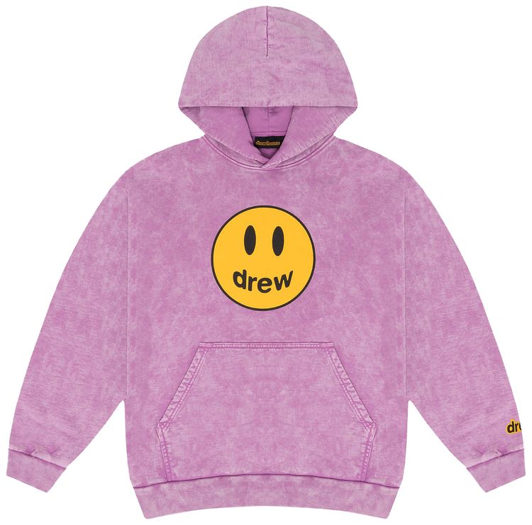 Drew House Mascot Deconstructed Hoodie Washed Purple