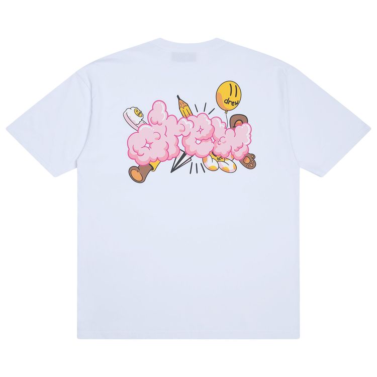 Drew House Doodle Joy Tee White