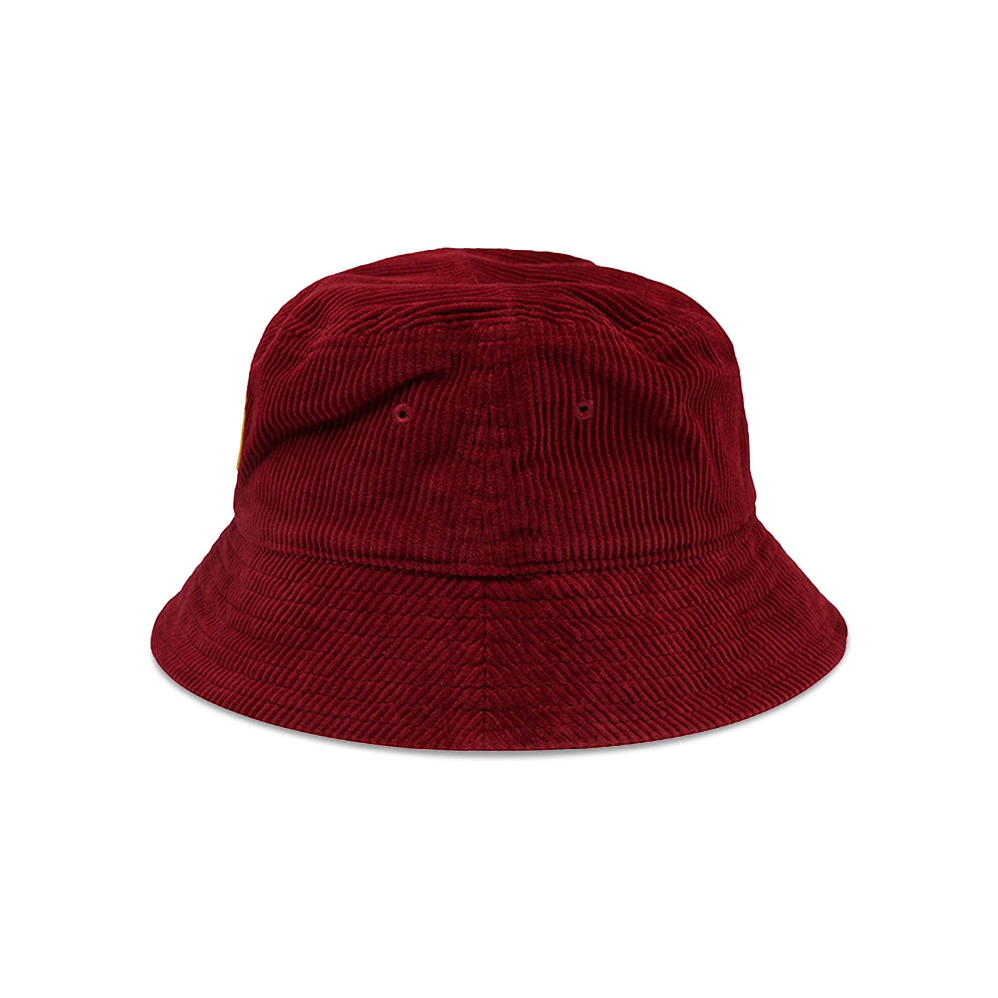 Buy Drew House Mascot Smiley Corduroy Bucket Hat 'Claret' - DH