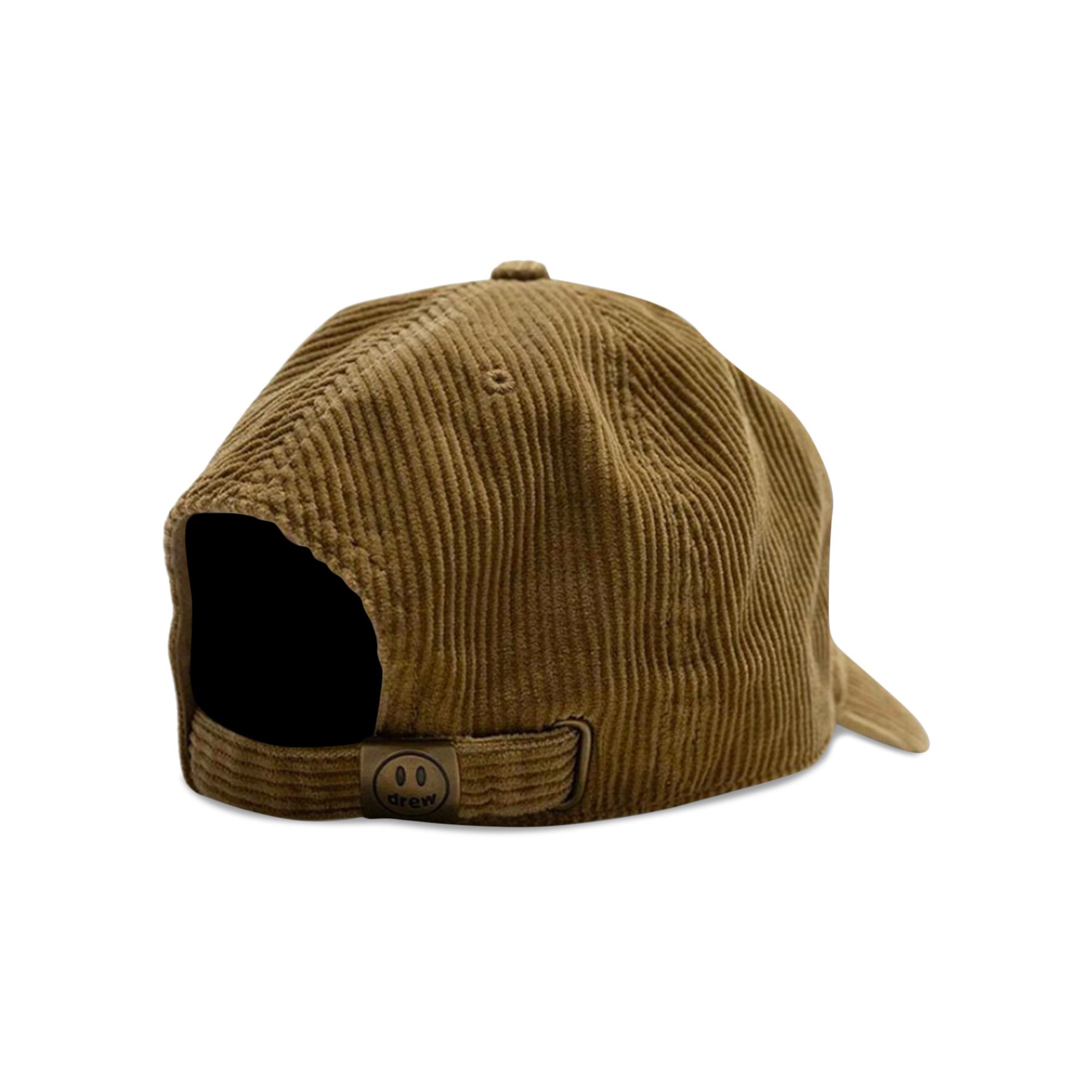 Buy Drew House Smiley Corduroy Dad Hat 'Reddish Brown' - DH C111