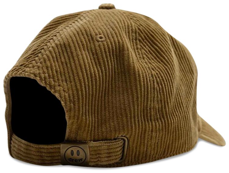 Drew House Smiley Corduroy Dad Hat Reddish Brown