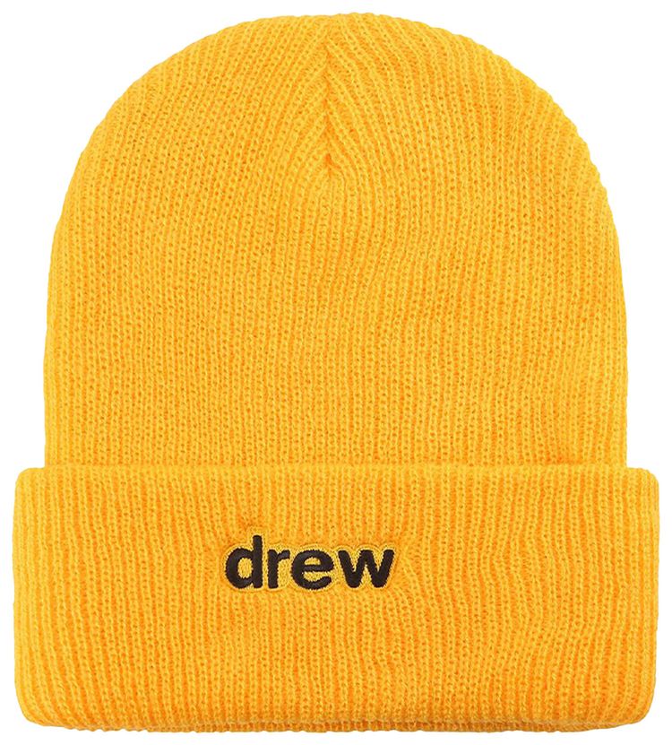 Drew House Secret Waffle Beanie golden yellow