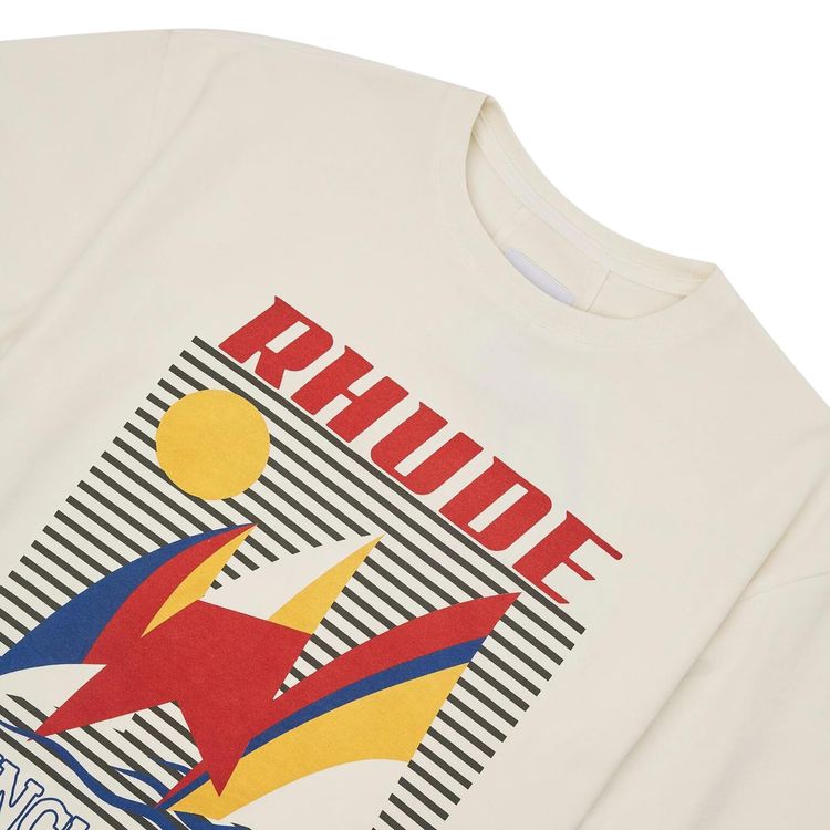 Rhude Poster Tee Vintage White