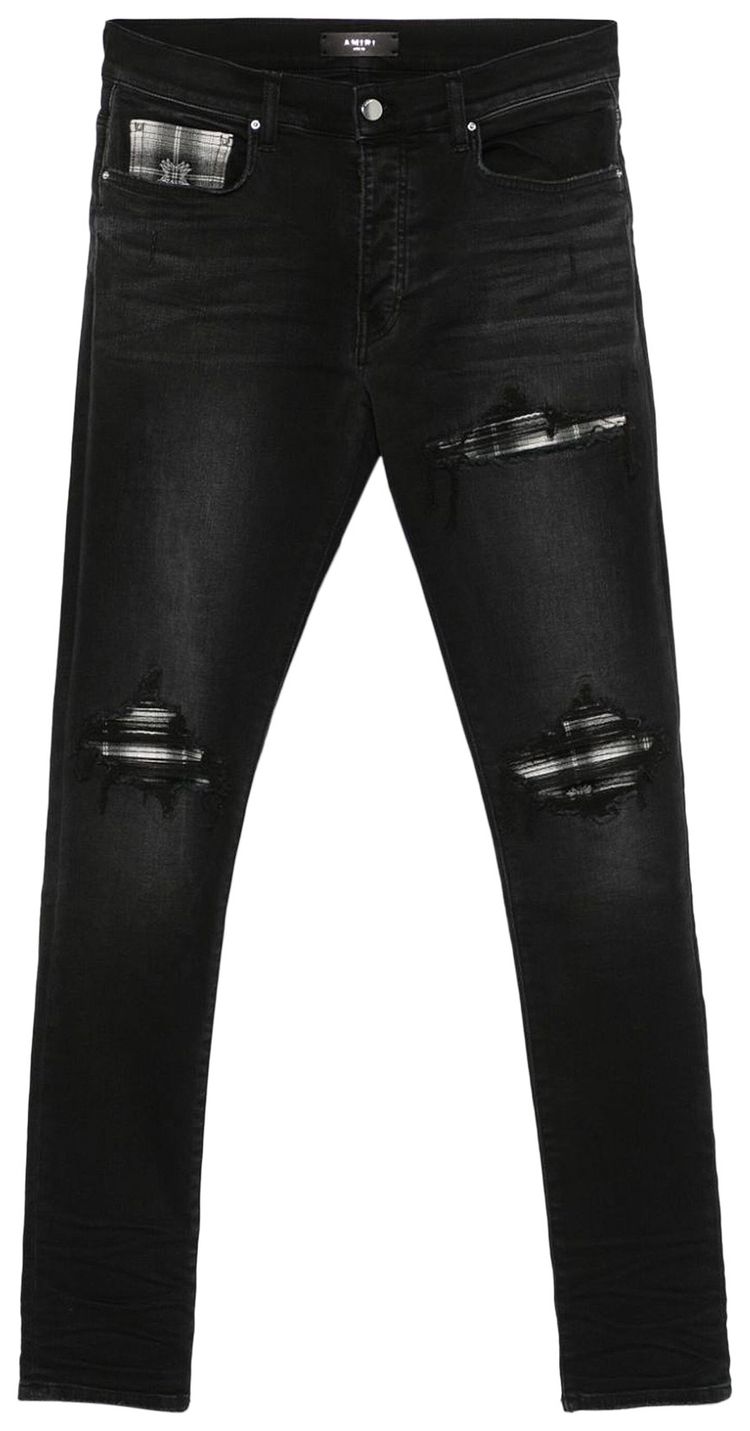 Amiri MA Quad Plaid MX1 Jean Vintage Black