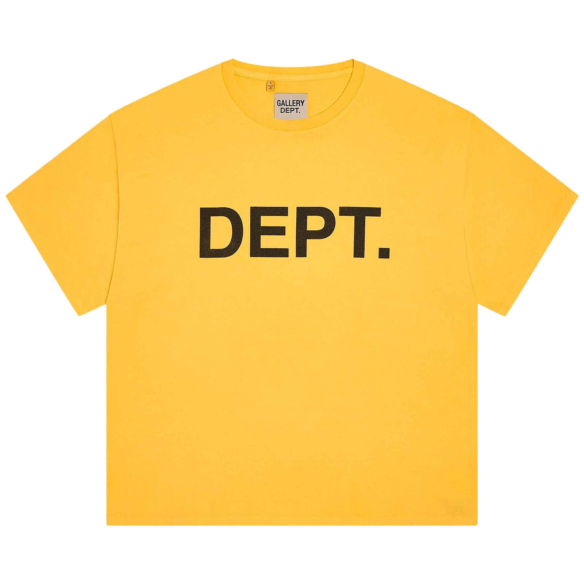 (ギャラリーデプト) GALLERY DEPT. STANDARD Tシャツ DST 10072 Buy Gallery Dept. Standard Tee 'Gold Yellow' - DST 10072