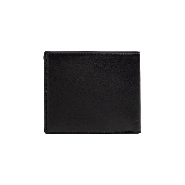 Amiri Three Star Leather Bifold Wallet Black