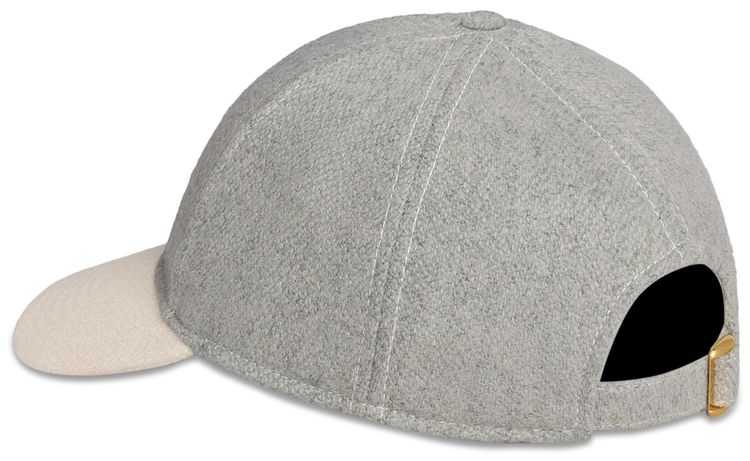 CELINE Triomphe Baseball Cap VanillaGrey