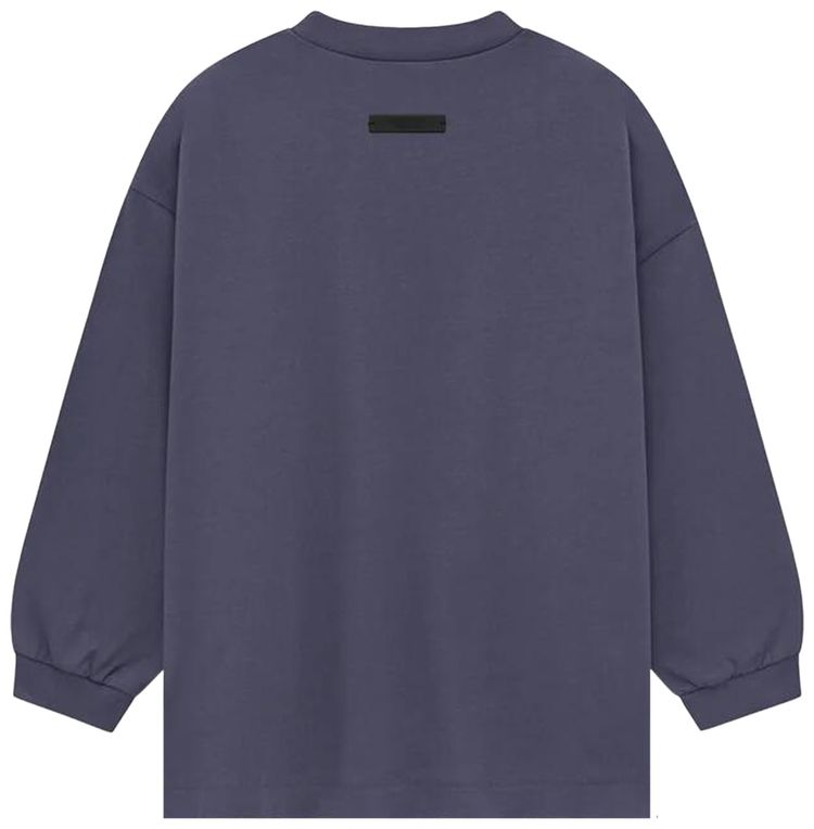 Fear of God Essentials Kids Jersey Long Sleeve Tee Marine