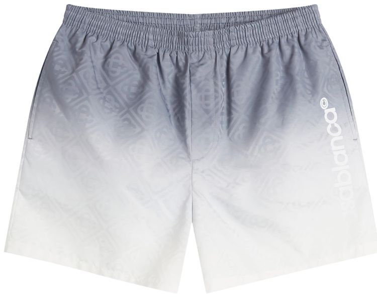 Casablanca Jacquard Gradient Swim Shorts Grey
