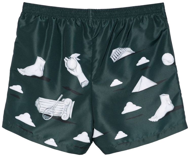 Casablanca Printed Swim Shorts Metaphysical