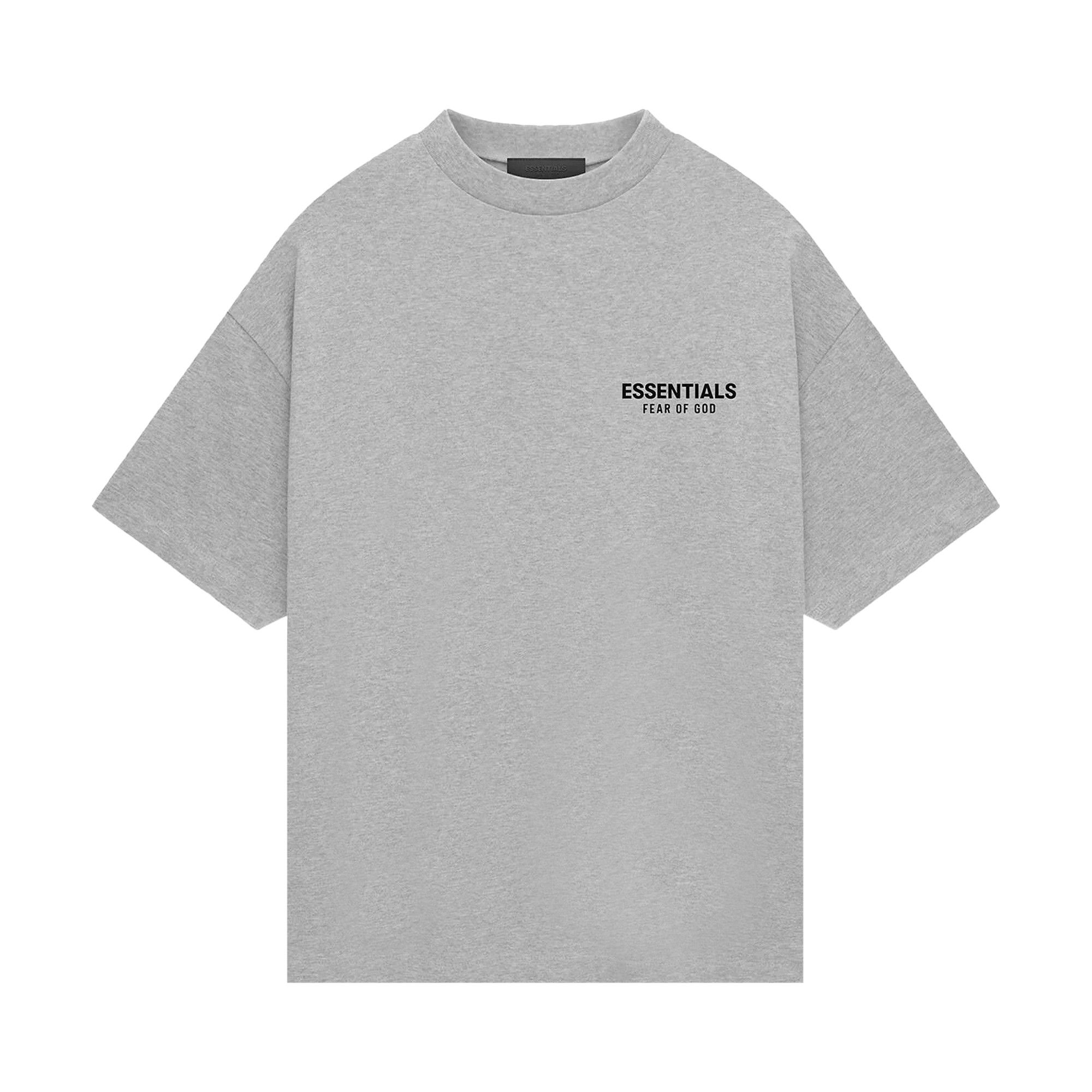 Buy Fear of God Essentials Jersey Crewneck T-Shirt 'Light Heather