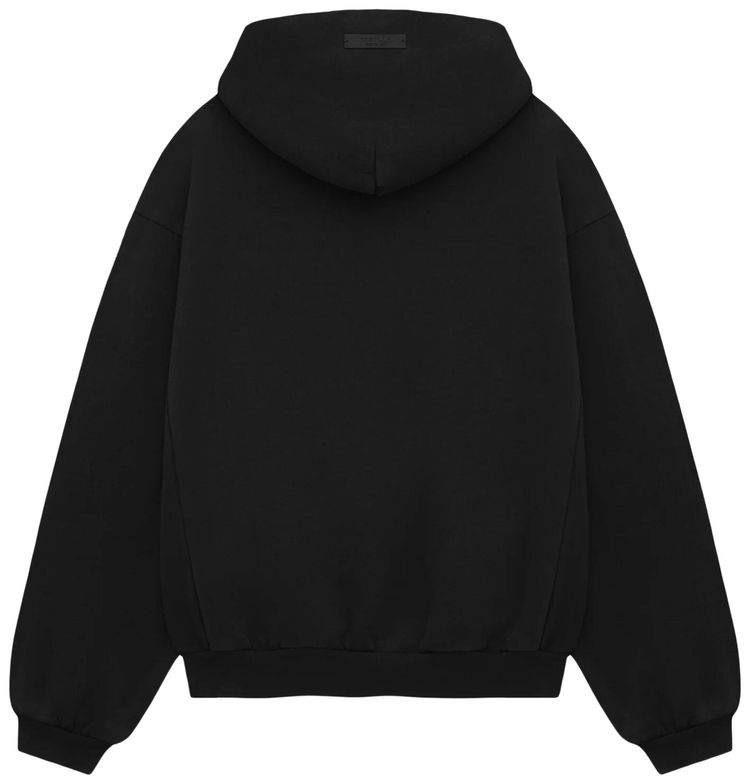 Fear of God Essentials Kids Heavy Fleece Vintage Shrunken Hoodie Black