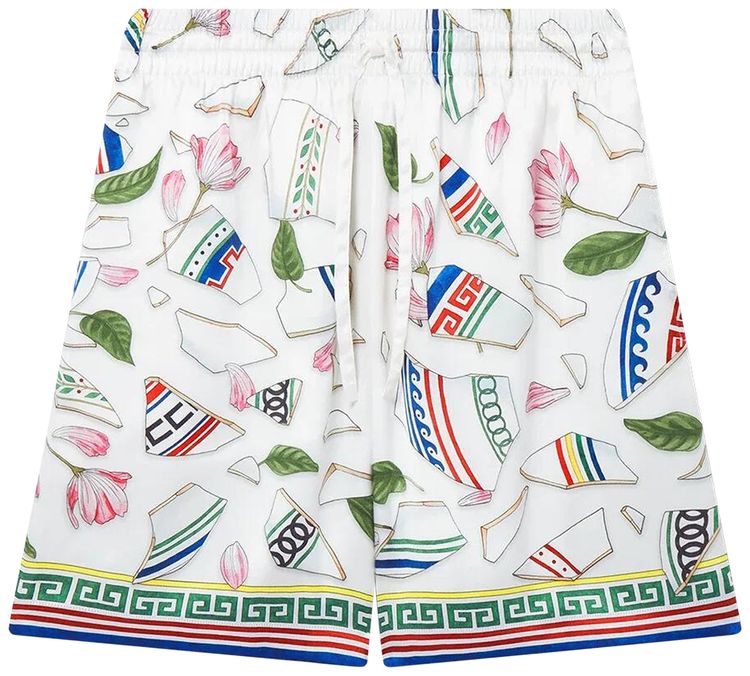 Casablanca Drawstring Shorts La Vase Brise