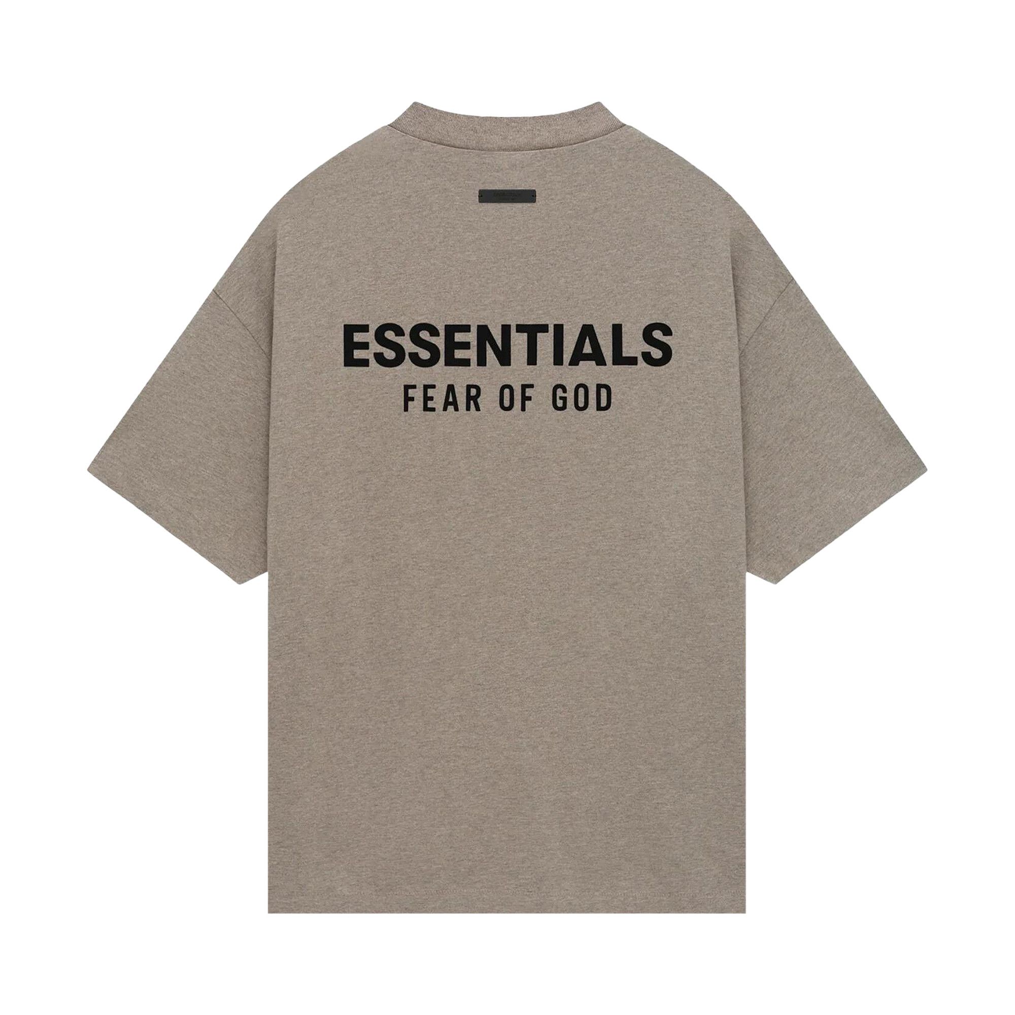 Buy Fear of God Essentials Jersey Crewneck T-Shirt 'Heather