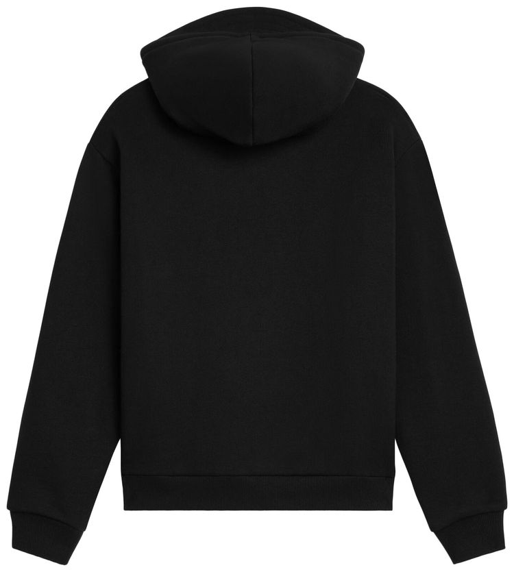 CELINE Zipped Quilted Hoodie BlackWhite