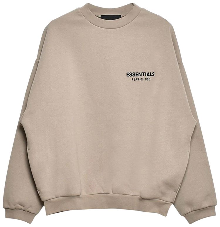 Fear of God Essentials Fleece Crewneck Desert Sand