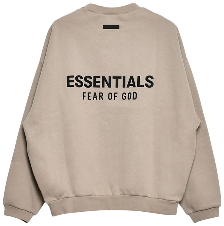 Fear of God Essentials Fleece Crewneck Desert Sand