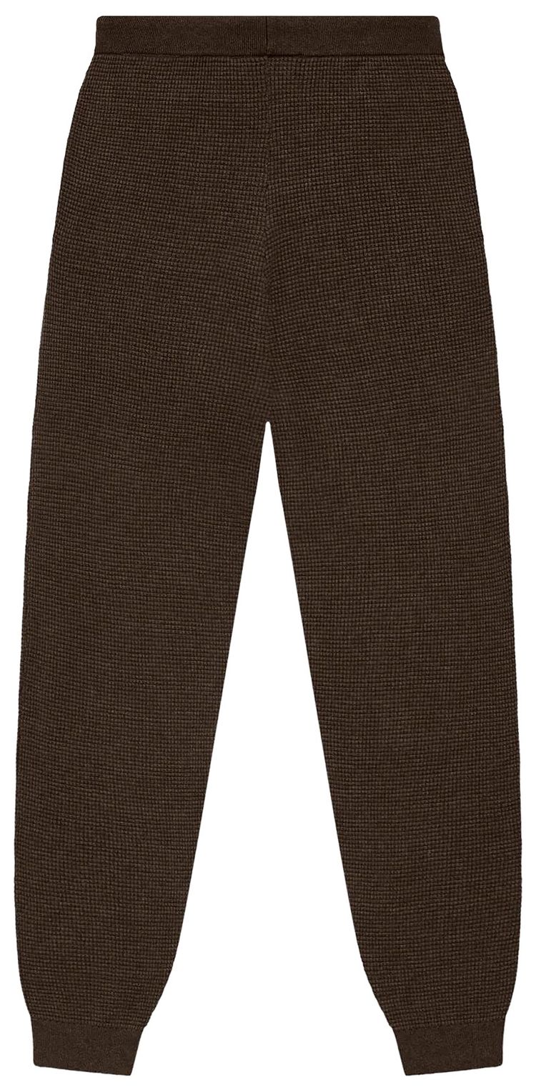 Fear of God Essentials Waffle Fitted Sweatpant Brown