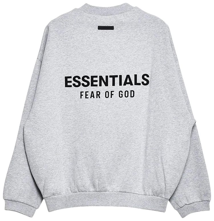 Fear of God Essentials Fleece Crewneck Light Heather Grey