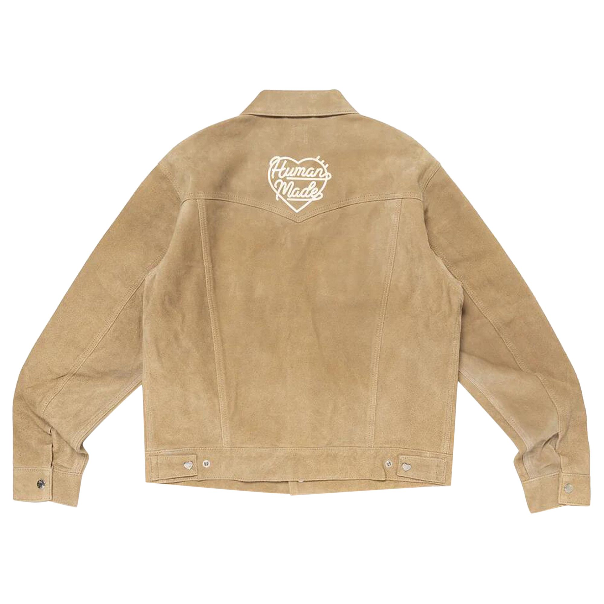 ジャケット・アウター HUMAN MADE SUEDE LEATHER JACKET Buy Human Made Suede Leather Jacket 'Beige' - HM28JK009 BEIG