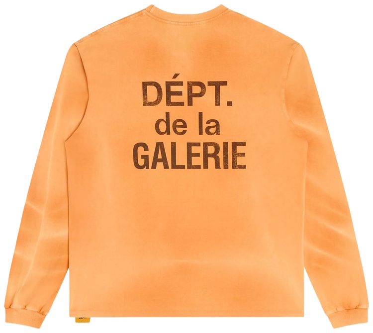 Gallery Dept French Long Sleeve Tee Bright Orange