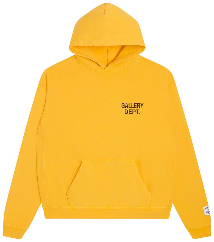 Gallery Dept 90s GD Logo Hoodie Gold