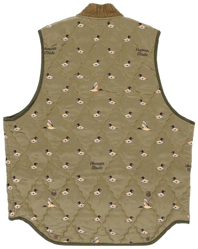 Human Made Padded Vest Green