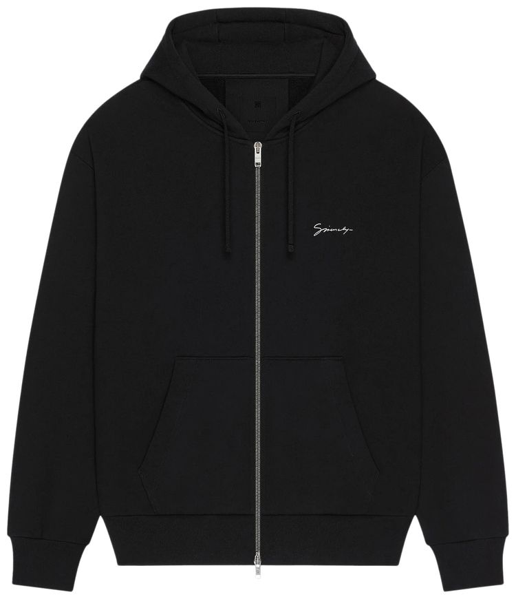 Givenchy Zipped Hoodie Black