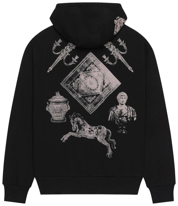 Givenchy Zipped Hoodie Black