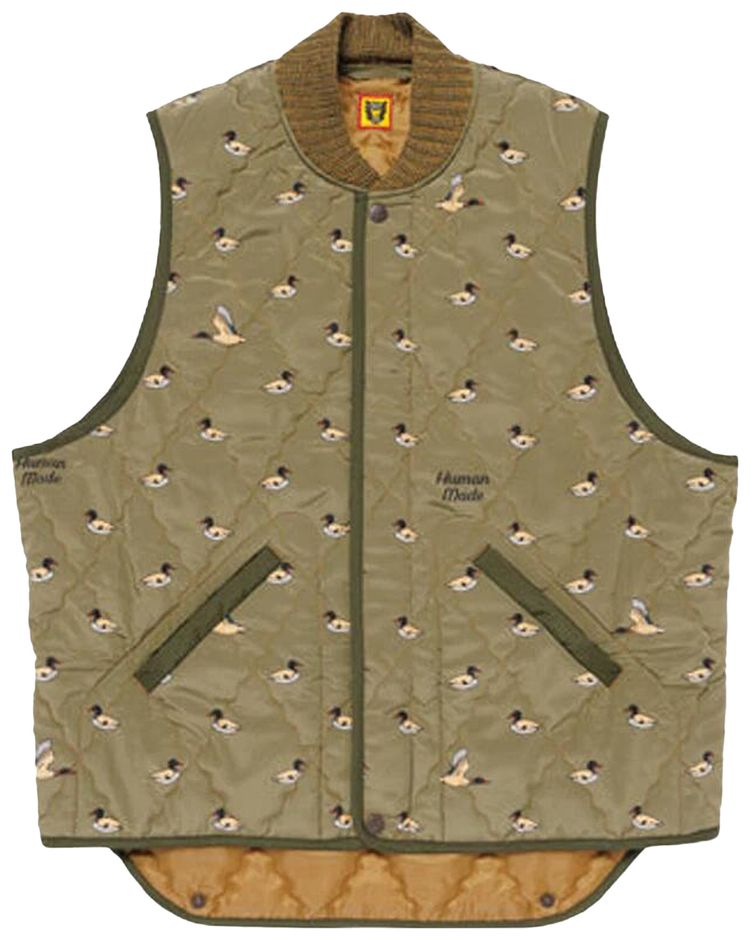 Human Made Padded Vest Green