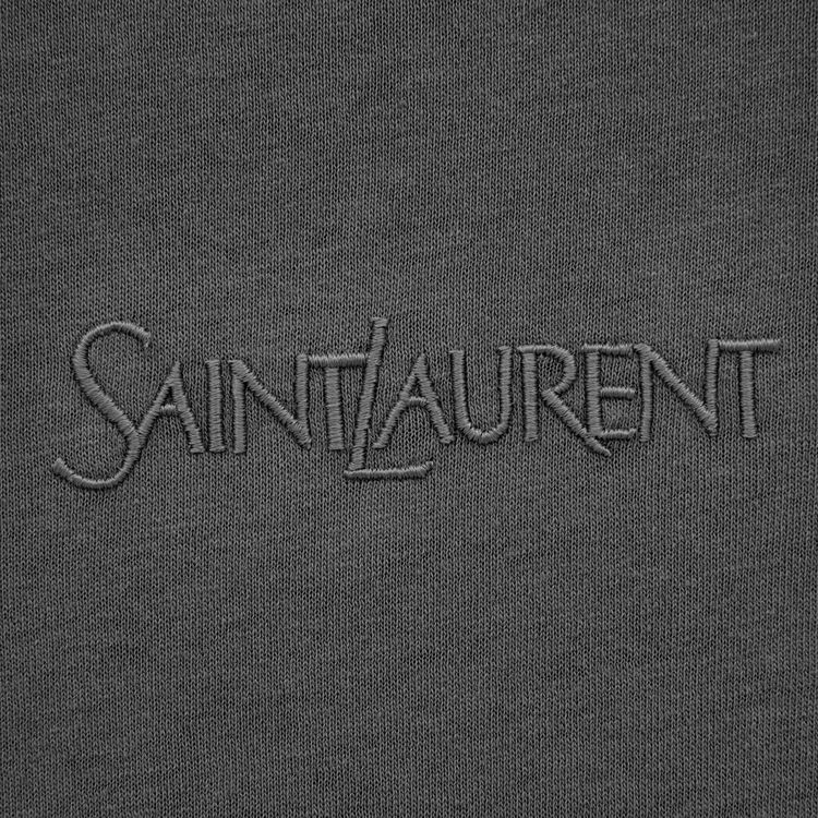 Saint Laurent Short Sleeve Tee Bleached Black