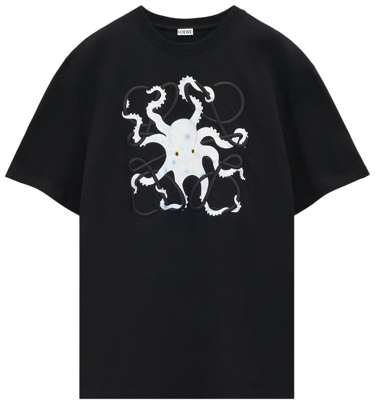 Loewe Relaxed Fit T Shirt Black