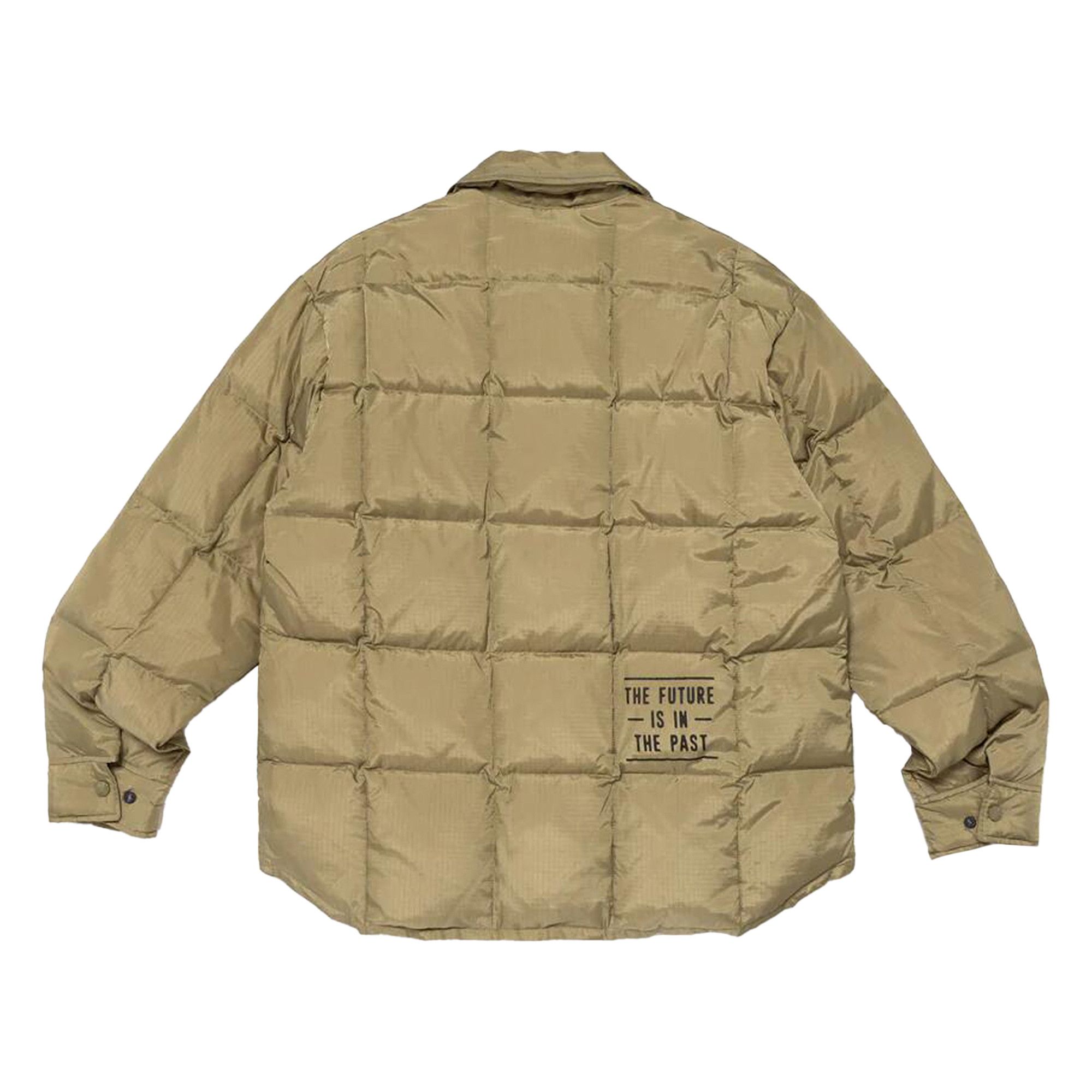 HUMAN MADE / Down Shirt Jacket/ダウンジャケット/S/ナイロン/KHK/hm28jk035 Buy Human Made Down Shirt Jacket 'Olive Drab' - HM28JK035 OLIV | GOAT